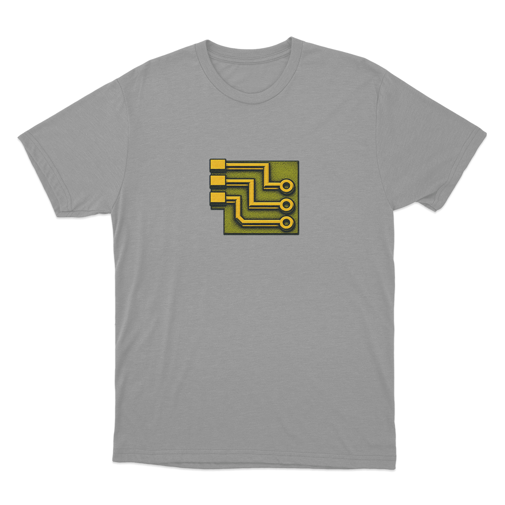 Factorio Electric Circu Unisex T Shirt Grey Factorio Electric Circu Unisex T Shirt Grey