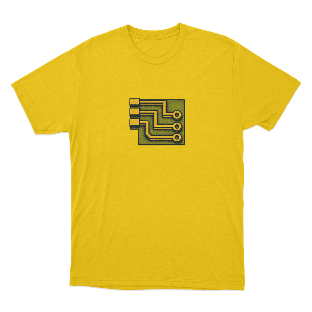 Factorio Electric Circu Unisex T Shirt Yellow Factorio Electric Circu Unisex T Shirt Yellow