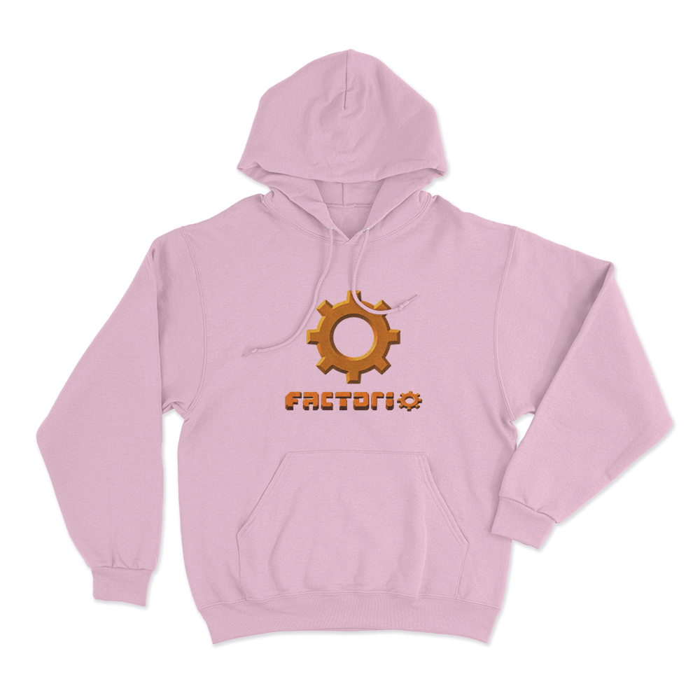 Factorio Gear Unisex Hoodie Pink Factorio Gear Unisex Hoodie Pink