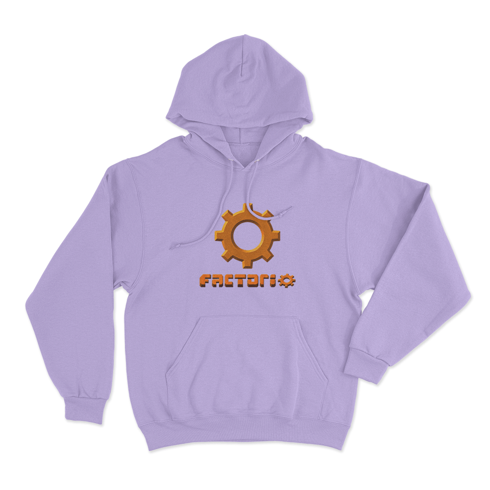 Factorio Gear Unisex Hoodie Purple Factorio Gear Unisex Hoodie Purple