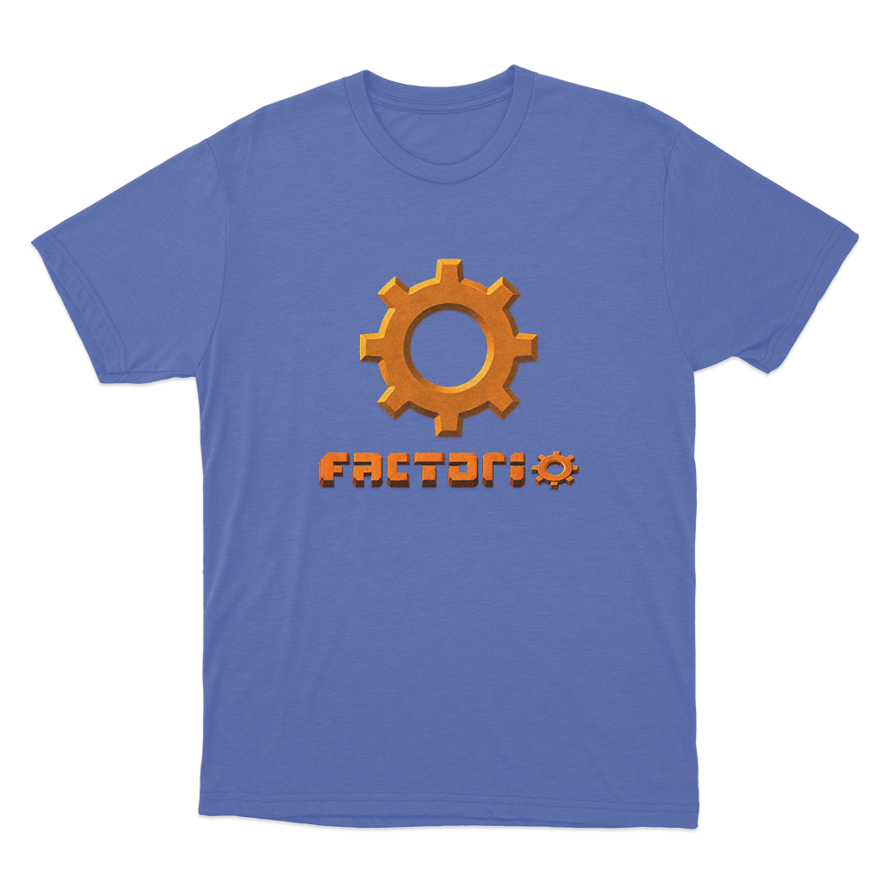 Factorio Gear Unisex T Shirt Blue Factorio Gear Unisex T Shirt Blue