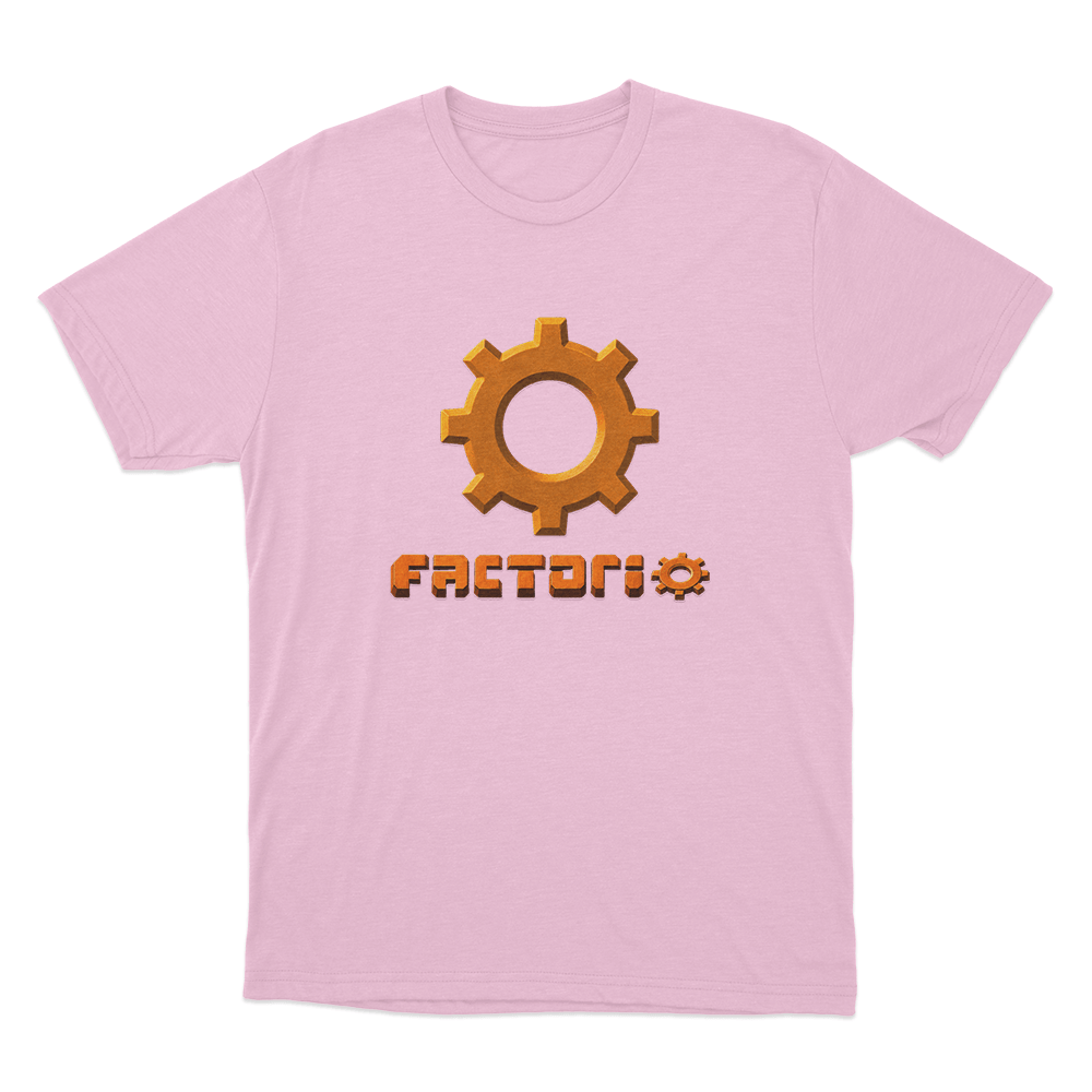 Factorio Gear Unisex T Shirt Pink Factorio Gear Unisex T Shirt Pink