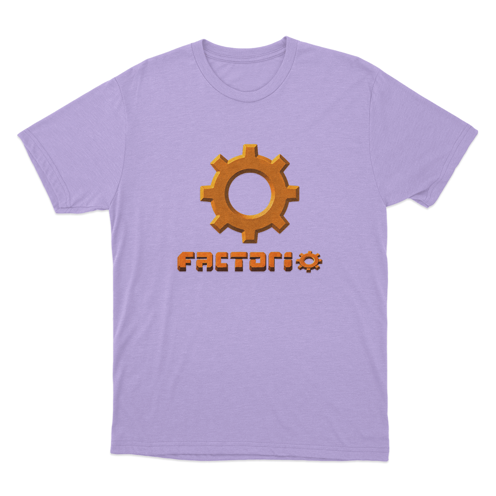 Factorio Gear Unisex T Shirt Purple Factorio Gear Unisex T Shirt Purple