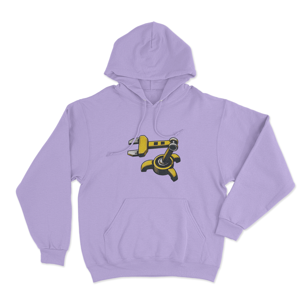 Factorio Inserter Unisex Hoodie Purple Factorio Inserter Unisex Hoodie Purple