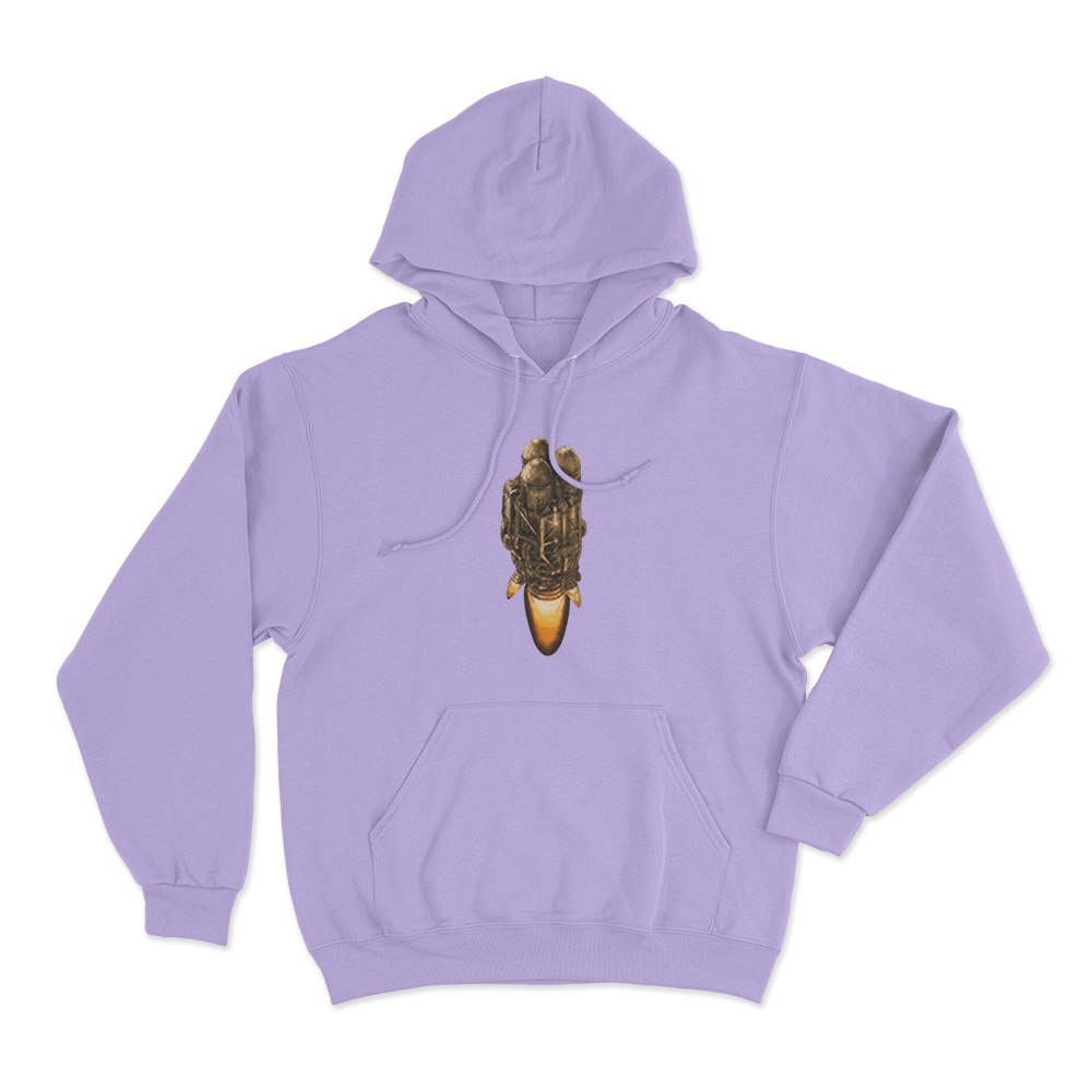Factorio Rocket Unisex Hoodie Purple Factorio Rocket Unisex Hoodie Purple